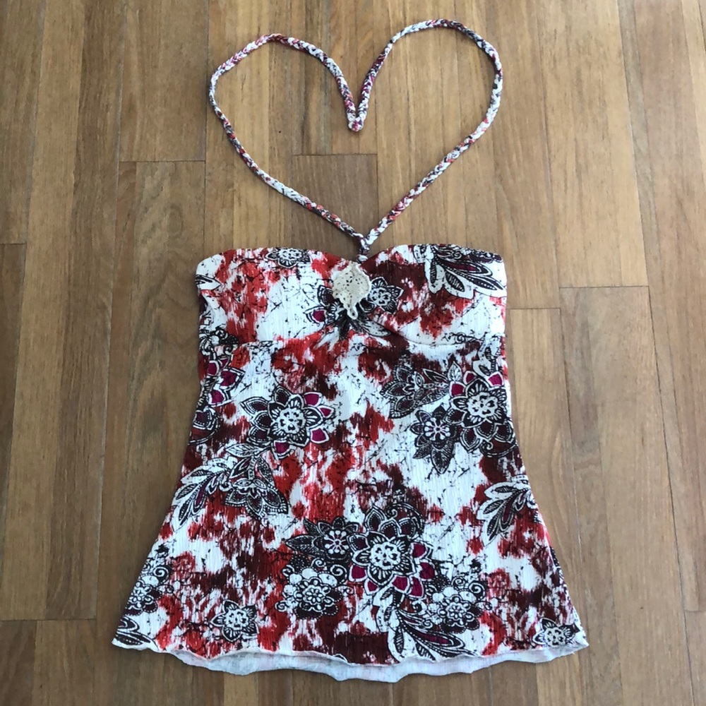 🌺HALTER TOP➡️BRA CUPS 🌺 LIKE NEW XL